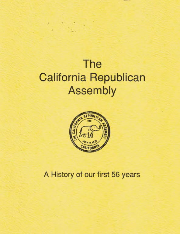 Cover Photo of The California Republican Assembly  book